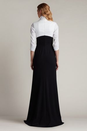 Vanguard Collared Contrast Gown - Image 4
