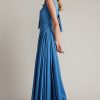 Barlowe Ruffled Shoulder Draped Crepe Gown - Image 2