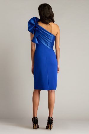 Aria One-Shoulder Ruffle Gown - Image 4