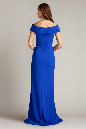 Penn Pleated Drape Gown - Image 4