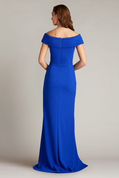 Penn Pleated Drape Gown - Image 4