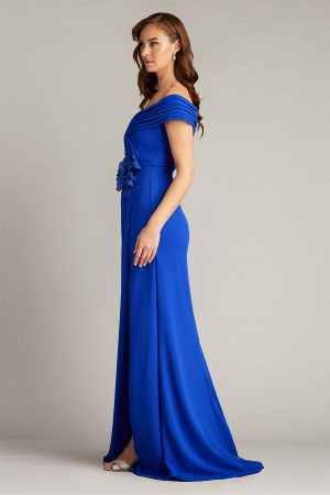 Penn Pleated Drape Gown - Image 2