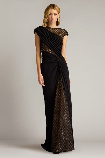 Jetta Peek-A-Boo Illusion Gown