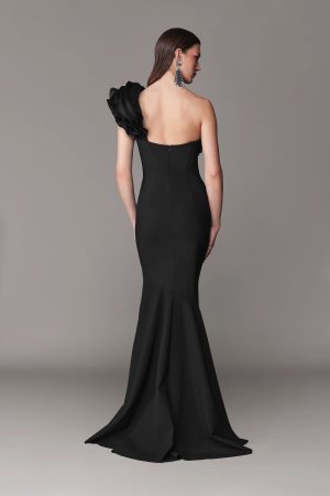 Elarra One shoulder jersey gown - coming soon - Image 2