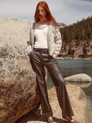 The Namari Vegan Leather Pant - SZ LARGE