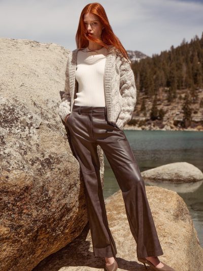 The Namari Vegan Leather Pant - SZ LARGE