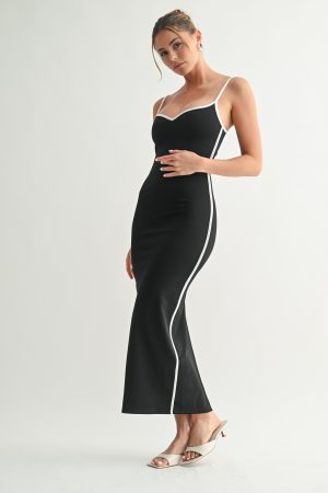 Pyla Contrast Trim Bodycon Dress - coming soon - Image 5