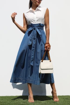 Carnie Shirt Woven Midi Dress - coming soon - Image 3