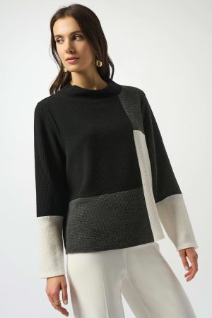 Kass Block Sweater Top