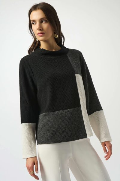 Kass Block Sweater Top