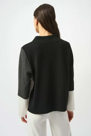 Kass Block Sweater Top - Image 3