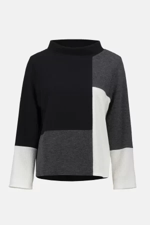 Kass Block Sweater Top - Image 2