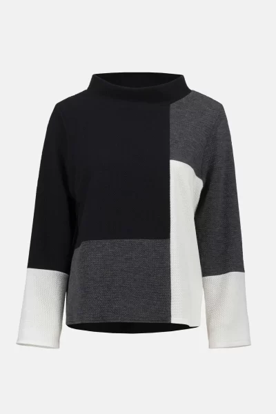 Kass Block Sweater Top - Image 2