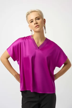 Wylla Satin Boxy Top