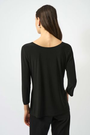 Clydie Fit & Flare Top in black - Image 3