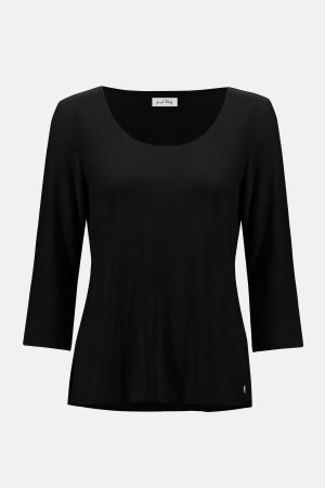 Clydie Fit & Flare Top in black - Image 2