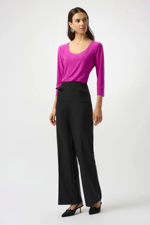Clydie Fit & Flare Top in cosmos - Image 4