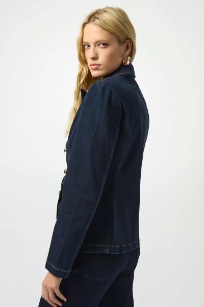 Bryony Denim Fitted Blazer - Image 4