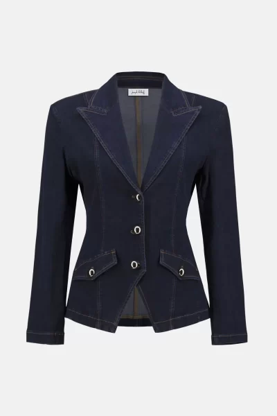 Bryony Denim Fitted Blazer - Image 2