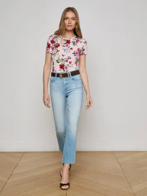 Ressi Fitted Tee in femme rose - Image 6