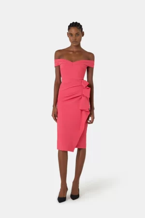 radoslava dress in peach
