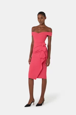 radoslava dress in peach - Image 4