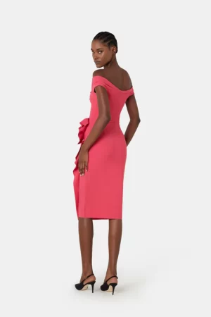 radoslava dress in peach - Image 3