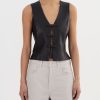 Bastina Vest in Black - coming july'25