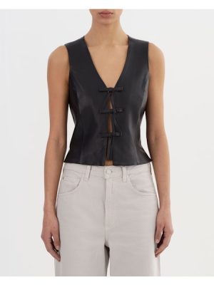 Bastina Vest in Black - coming july'25