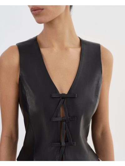 Bastina Vest in Black - coming july'25 - Image 4