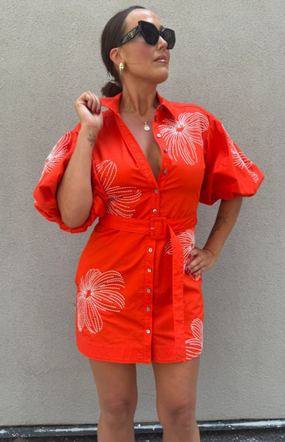 Rhea Sunburst Dress