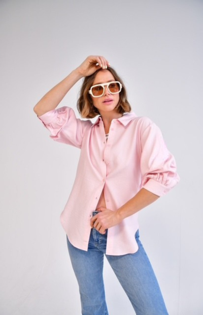 Scarlett Simple shirt in baby pink