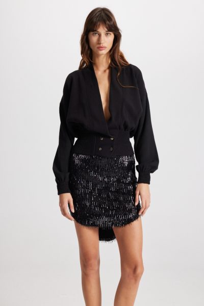 Nomia ribbed waist cardigan - Image 6