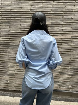 Scarlett Simple Shirt in baby blue - xs - Image 2