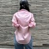 Scarlett Simple shirt in baby pink - Image 2