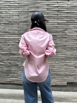 Scarlett Simple shirt in baby pink - Image 2