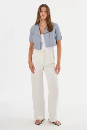 Kirsi Jacket in Light Blue Denim - Image 3