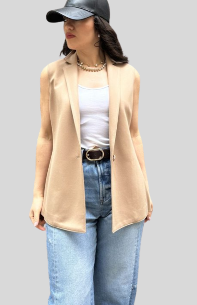 lulu vest in beige