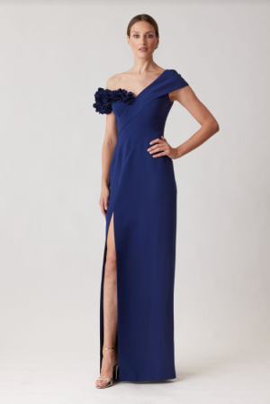 Hana Crepe 3D Gown