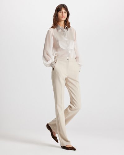 Idalia plasteron chiffon blouse - Image 4