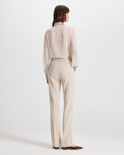 Idalia plasteron chiffon blouse - Image 2