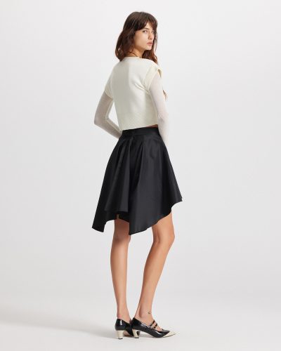 Nomia sheer sleeve crew neck sweater - Image 3