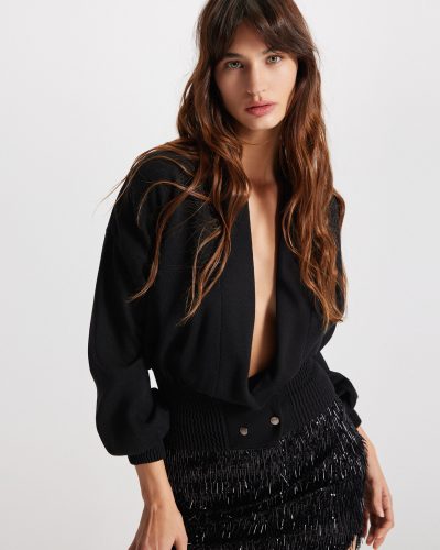 Nomia ribbed waist cardigan - Image 5
