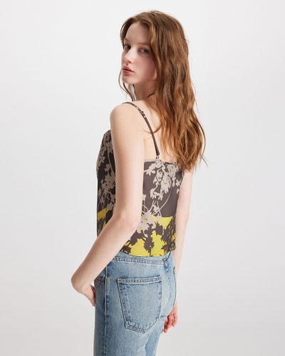 Hydra printed cowl neck cami - Image 2