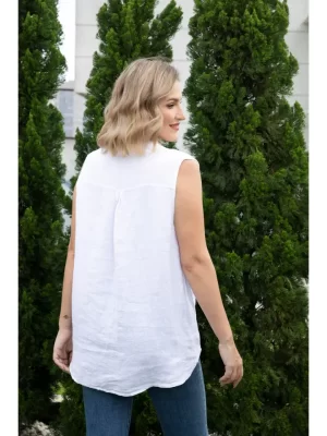 Perin Linen Tank Top - Image 3