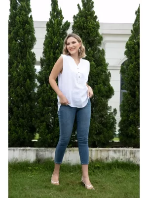 Perin Linen Tank Top