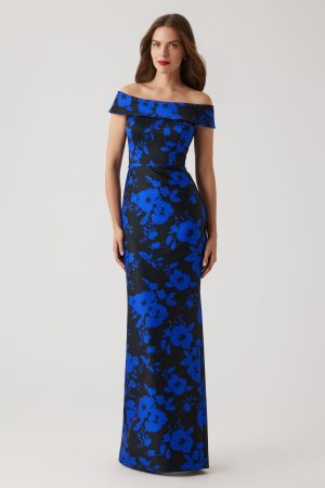 Evaine Floral Gown
