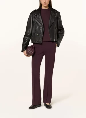 Francoise Pant in burgundy