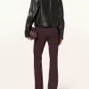 Francoise Pant in burgundy - Image 5