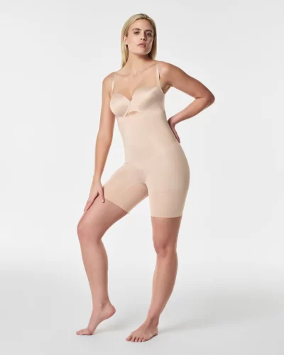 Open-Bust Mid-Thigh Bodysuit - Image 5
